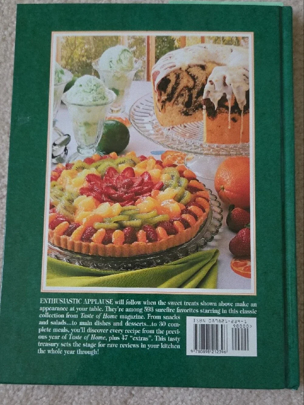 Taste of Home Annual Recipes Cookbook - 1999